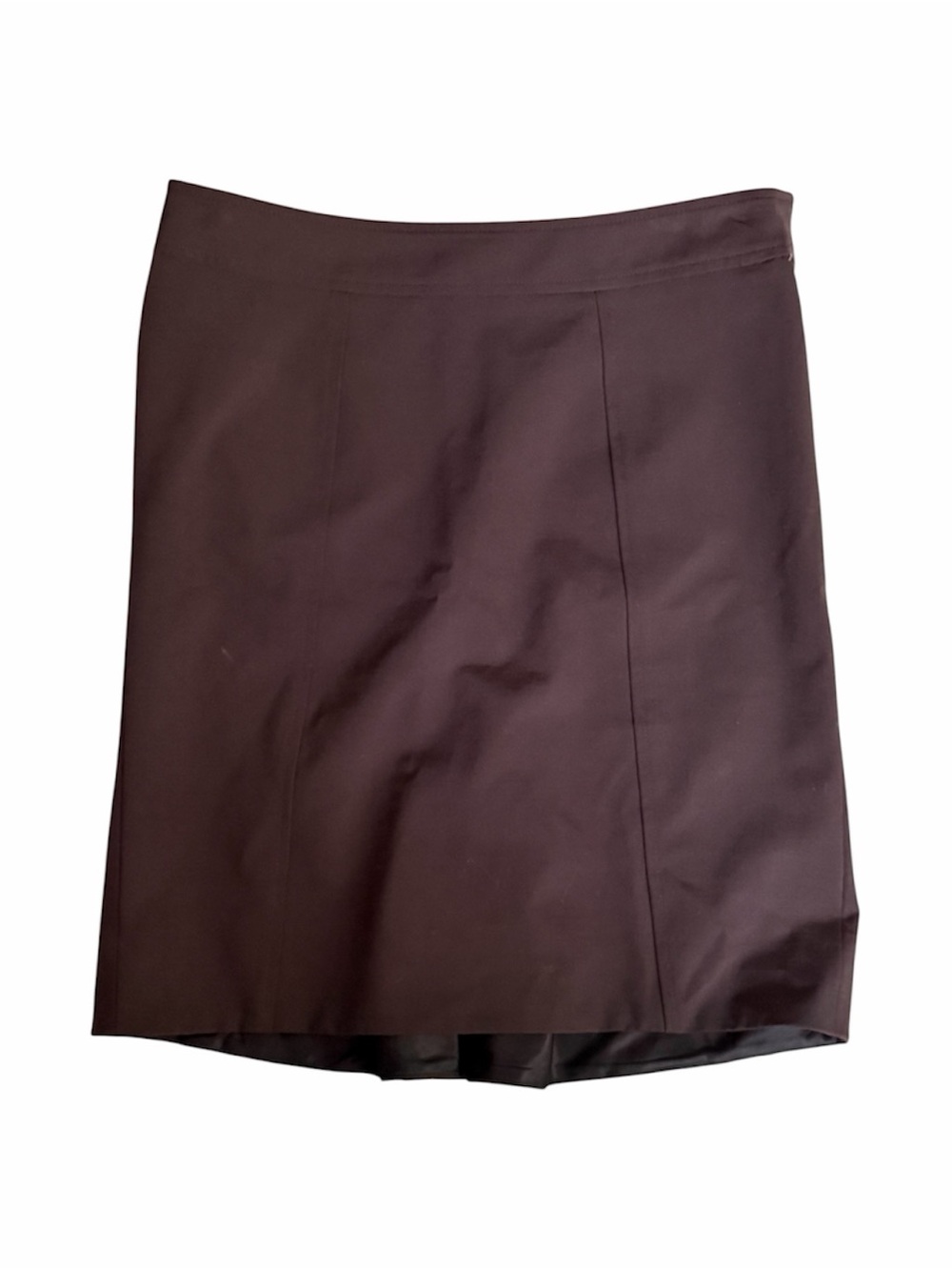 Laundry by Shelli Segal pleated Classic brown Women's A-Line Skirt w back pleats